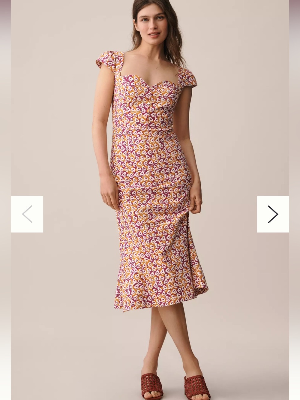 Anthropologie Fit & Flare Sweetheart Dress by Maeve
